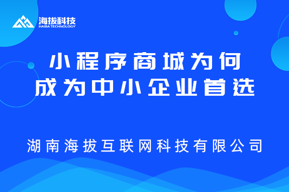 小程序商城为何成为中小企业首选
